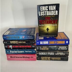 Mixed Authors Paperback Lot/10 Suspense Crime Thriller
